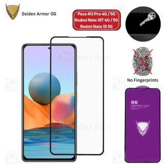 محافظ صفحه شیشه ای تمام صفحه تمام چسب OG شیائومی Xiaomi Poco M3 Pro 5G / Redmi Note 10 / Note 10T
