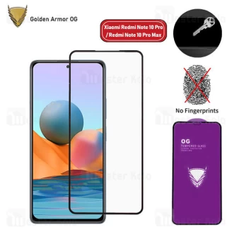محافظ صفحه شیشه ای تمام صفحه تمام چسب OG شیائومی Xiaomi Redmi Note 10 Pro / Note 10 Pro Max OG 2.5D