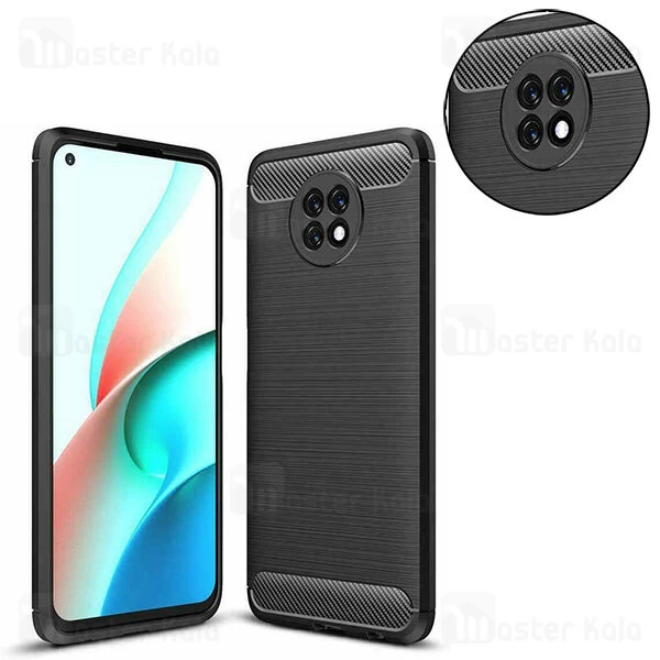 قاب محافظ ژله ای Xiaomi Redmi Note 9 5G / Note 9T Fiber Carbon Rugged Armor Case