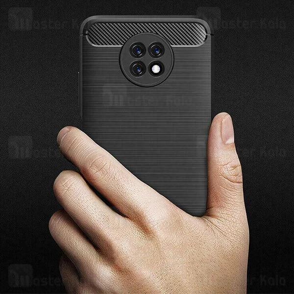 قاب محافظ ژله ای Xiaomi Redmi Note 9 5G / Note 9T Fiber Carbon Rugged Armor Case