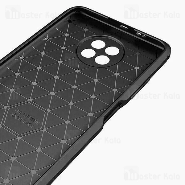 قاب محافظ ژله ای Xiaomi Redmi Note 9 5G / Note 9T Fiber Carbon Rugged Armor Case