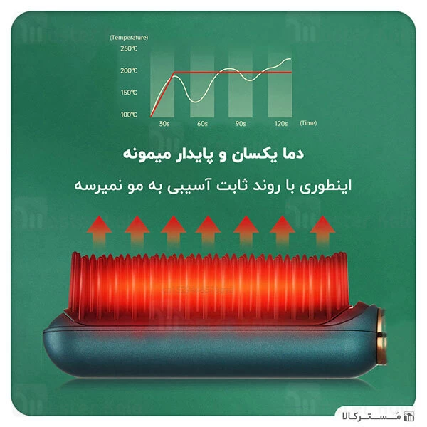 برس حرارتی صاف کننده و فر کننده مو شیائومی Xiaomi inFace ION Hairbrush ZH-10D