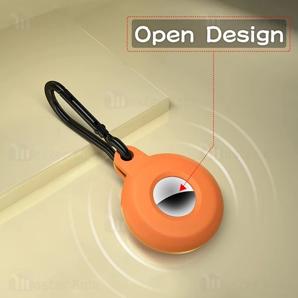 جاسوئیچی سیلیکونی ایرتگ اپل Apple AirTag Silicone Keychain Ring Protective Case