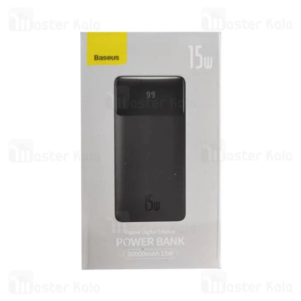 پاوربانک Baseus Bipow Digital Display 30000mAh 15W Power Bank PPDML-K01