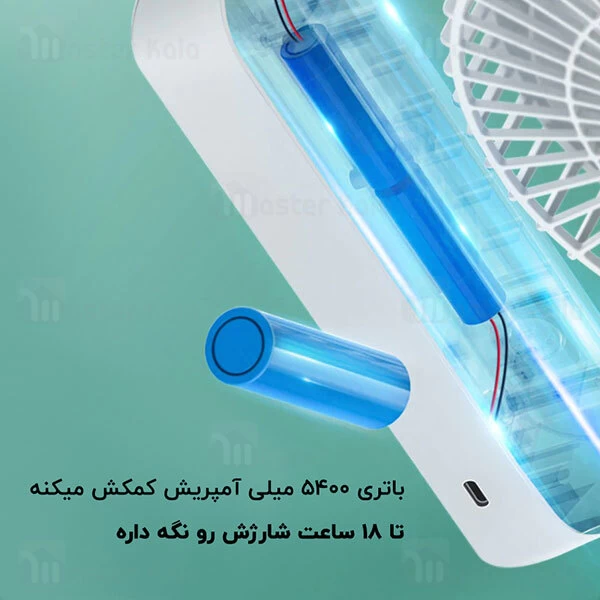 پنکه بیسوس Baseus Cube Shaking Fan 5400mAh CXMF-02