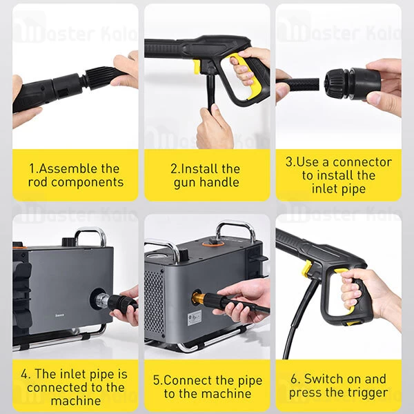 کارواش Baseus F1 Car Pressure Washer EU CRXCJ-B0A