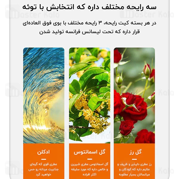 خوشبو کننده هوا خودرو Baseus Paddle Car Air Freshener SUXUN-MP01