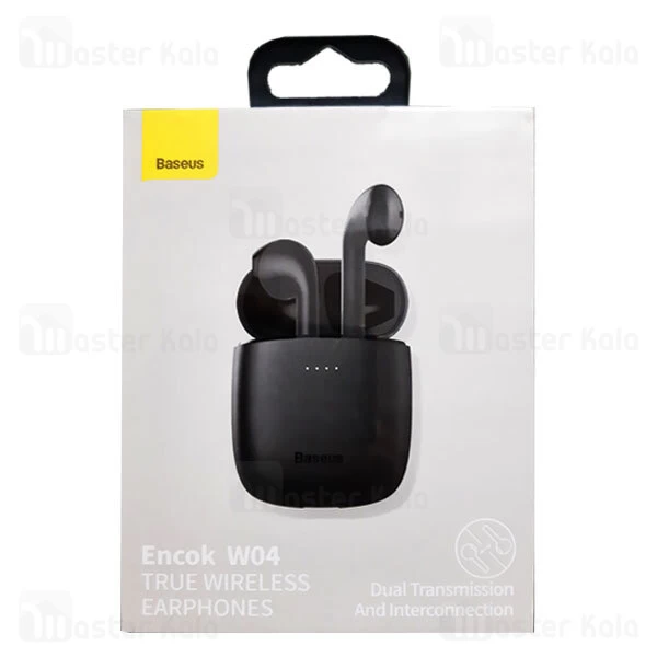هندزفری بلوتوث دوتایی بیسوس Baseus W04 True Wireless Earphone NGW04 طرح ایرپاد