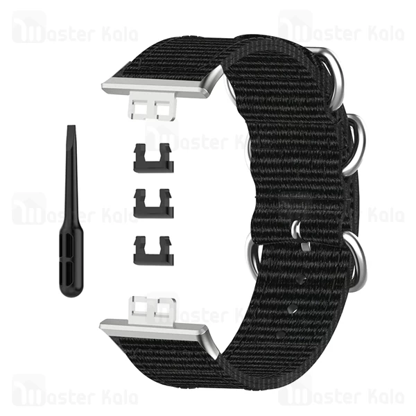 بند نایلونی ساعت هوشمند هواوی Huawei Watch Fit Three-Ring Nylon Strap