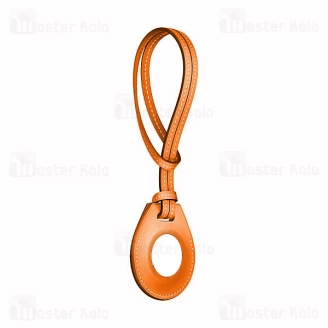بند آویز طرح چرم اپل ایرتگ Apple AirTag Keychain Protective Leather Hanger
