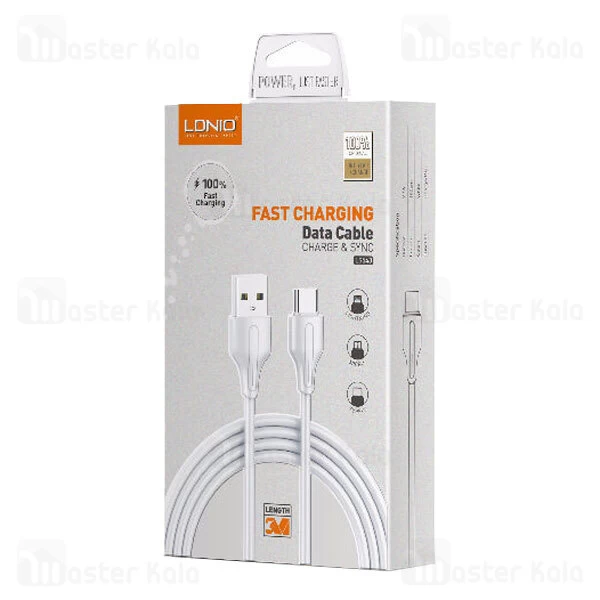 کابل میکرو یو اس بی LDNIO LS543 Micro USB Efficiency Charging 2.1A 3m Data Cable