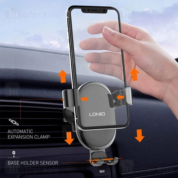 هولدر دریچه کولری الدینیو LDNIO MG01 Gravity Car Mount Phone Holder