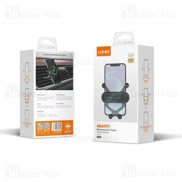 هولدر دریچه کولر الدینیو LDNIO MG03 Gravity Mechanical Car Mount Holder