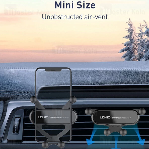 هولدر دریچه کولر الدینیو LDNIO MG03 Gravity Mechanical Car Mount Holder
