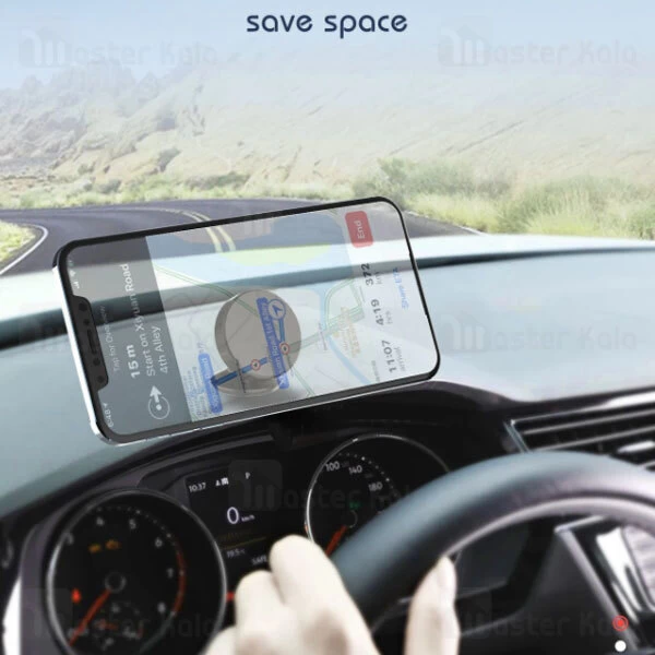 هولدر و پایه نگهدارنده آهنربایی الدینیو LDNIO MG09 Magnetic Car Phone Holder