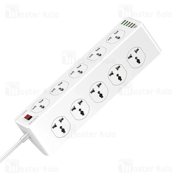 چند راهی برق LDNIO SC10610 5 USB And 1 Type C QC3.0 PD Power Strip