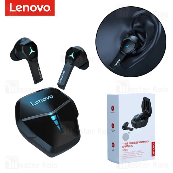 هندزفری بلوتوث Lenovo HQ08 TWS Bluetooth Gaming Earbuds