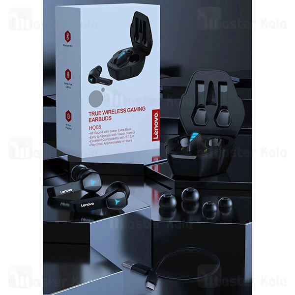 هندزفری بلوتوث Lenovo HQ08 TWS Bluetooth Gaming Earbuds