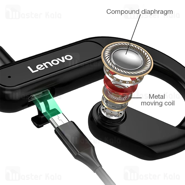 هندزفری بلوتوث القایی Lenovo X3 Bluetooth Earhook Bone Conduction Earbuds