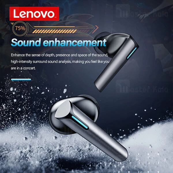 ﻿هندزفری بلوتوث Lenovo XG02 True Wireless Stereo Bluetooth HiFi Earbuds