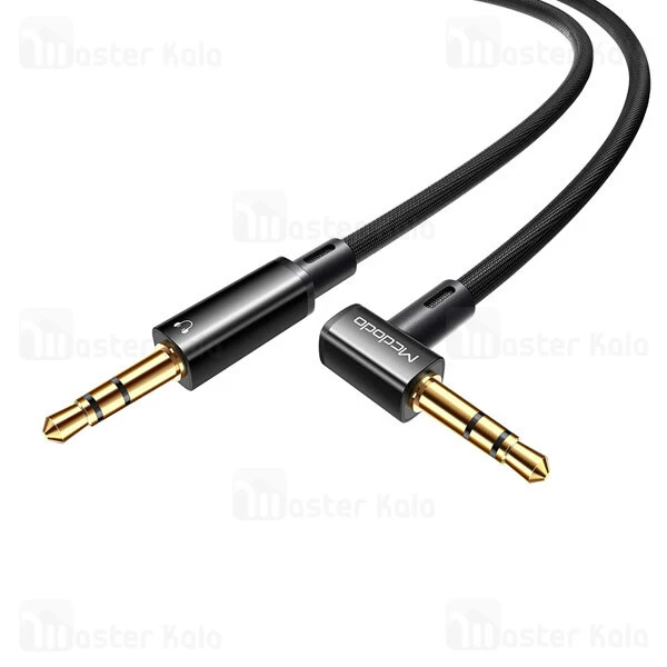 کابل انتقال صدا Aux مک دودو Mcdodo CA-7590 Stereo Audio Cable Right Angle طول 1.2 متر