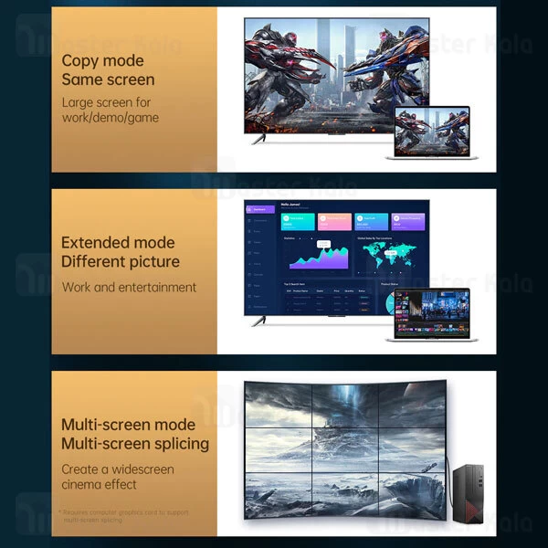 کابل HDMI مک دودو Mcdodo CA-8430 HDMI to HDMI 2.1 8K Cable HDR طول 2 متر