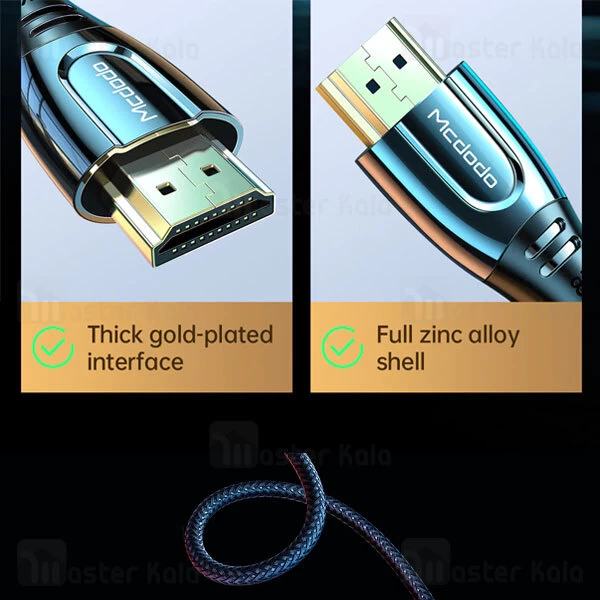 کابل HDMI مک دودو Mcdodo CA-8430 HDMI to HDMI 2.1 8K Cable HDR طول 2 متر