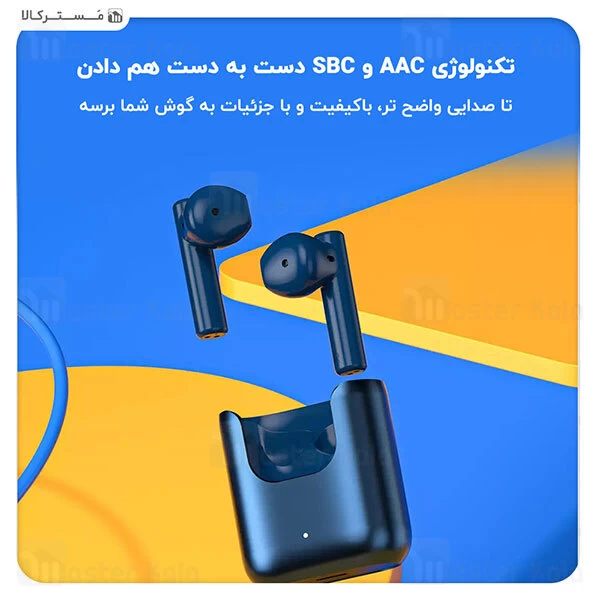 هندزفری بلوتوث QCY T12S ENC True Wireless Earbuds