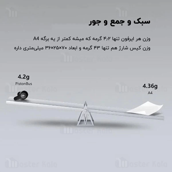 هندزفری بلوتوث Xiaomi 1More PistonBuds ENC True Wireless In-Ear Headphones