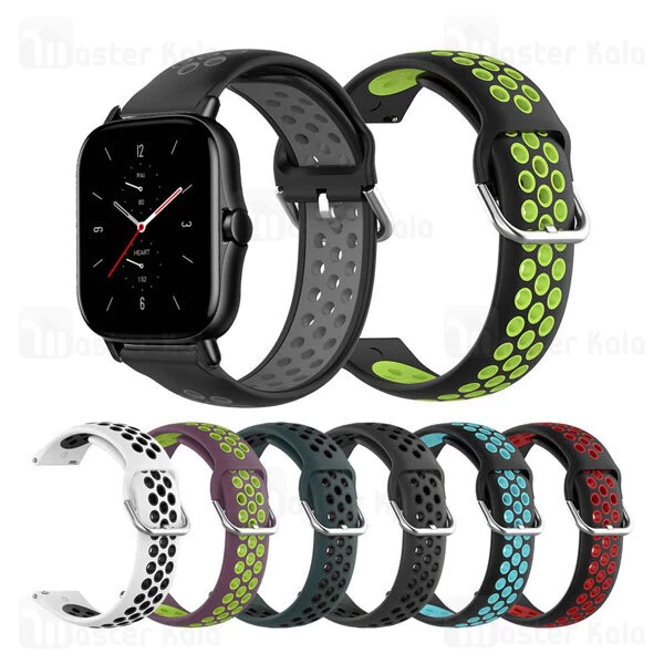 بند سیلیکونی ساعت هوشمند Xiaomi Amazfit GTS / GTS 2 / GTS 2e Strap 20mm Silicone Band