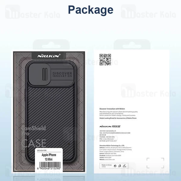 قاب محافظ نیلکین آیفون Apple iPhone 13 Mini Nillkin CamShield Pro Case دارای محافظ دوربین