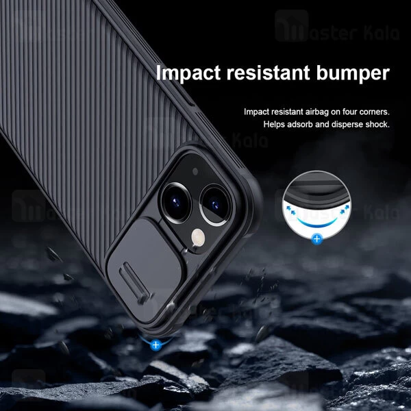 قاب محافظ نیلکین آیفون Apple iPhone 13 Nillkin CamShield Pro Case دارای محافظ دوربین
