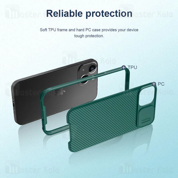 قاب محافظ نیلکین آیفون Apple iPhone 13 Nillkin CamShield Pro Case دارای محافظ دوربین