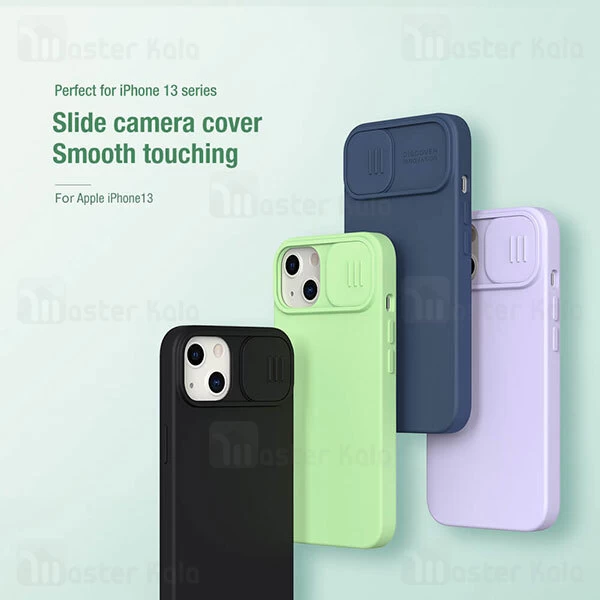 قاب سیلیکونی محافظ دوربین Apple iPhone 13 Nillkin CamShield Silky Silicon Case with Camera Protection