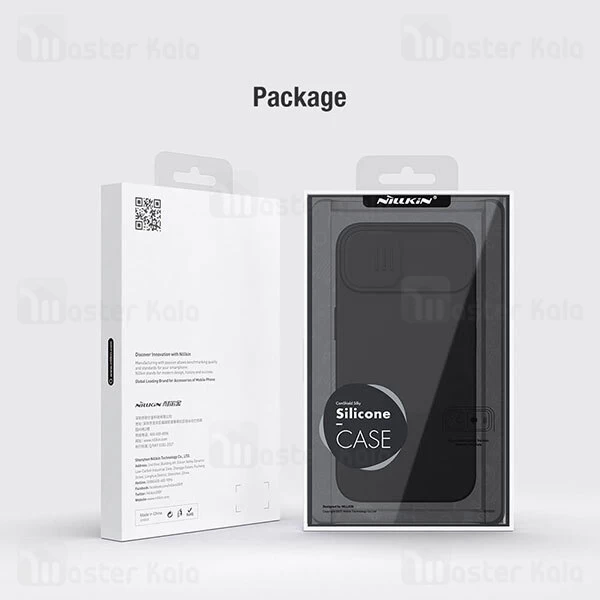 قاب سیلیکونی محافظ دوربین Apple iPhone 13 Nillkin CamShield Silky Silicon Case with Camera Protection