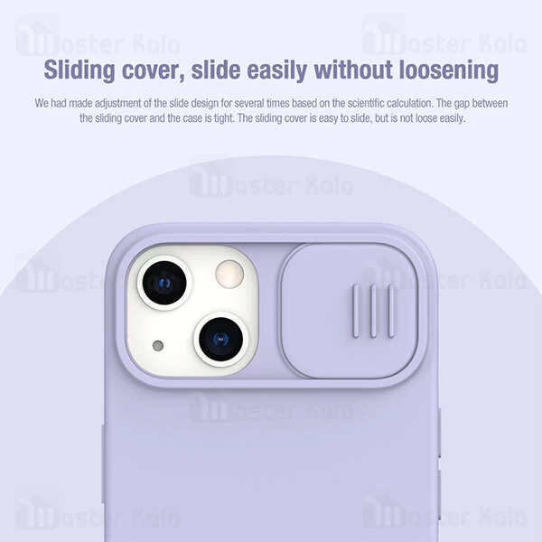 قاب سیلیکونی مگنتی محافظ دوربین Apple iPhone 13 Nillkin CamShield Silky Magnetic Silicon Case with Camera Protection