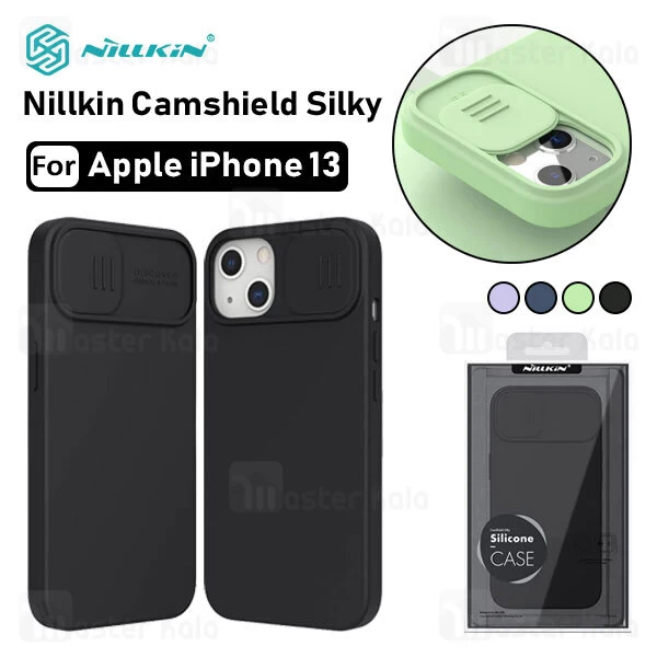 قاب سیلیکونی محافظ دوربین Apple iPhone 13 Nillkin CamShield Silky Silicon Case with Camera Protection