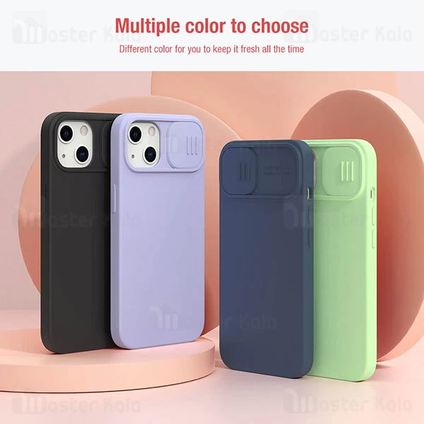 قاب سیلیکونی مگنتی محافظ دوربین Apple iPhone 13 Nillkin CamShield Silky Magnetic Silicon Case with Camera Protection