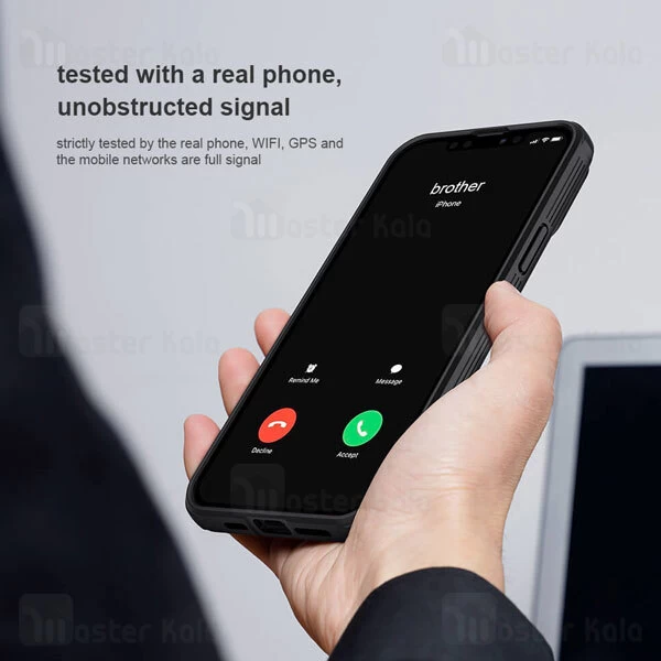 قاب فیبر نیلکین آیفون Apple iPhone 13 Nillkin Textured Pro Nylon Fiber Case دارای محافظ دوربین