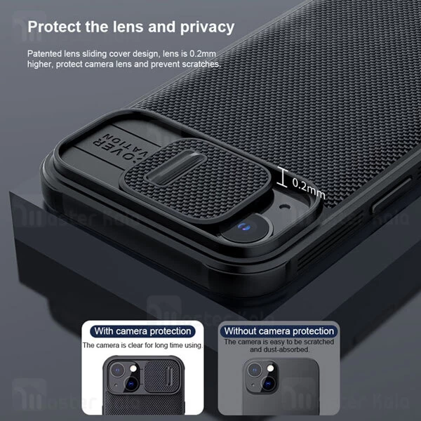 قاب فیبر نیلکین آیفون Apple iPhone 13 Nillkin Textured Pro Nylon Fiber Case دارای محافظ دوربین