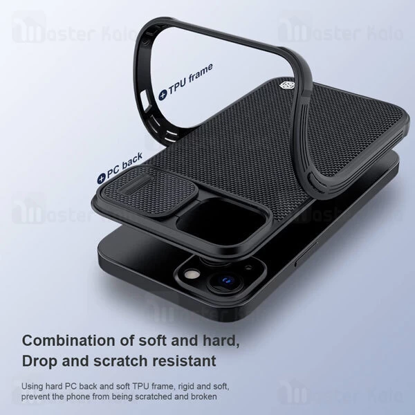 قاب فیبر نیلکین آیفون Apple iPhone 13 Nillkin Textured Pro Nylon Fiber Case دارای محافظ دوربین