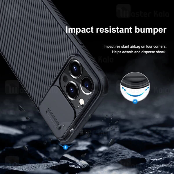 قاب محافظ نیلکین آیفون Apple iPhone 13 Pro Max Nillkin CamShield Pro Case دارای محافظ دوربین