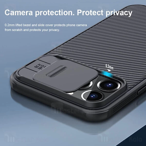قاب محافظ نیلکین آیفون Apple iPhone 13 Pro Nillkin CamShield Pro Case دارای محافظ دوربین