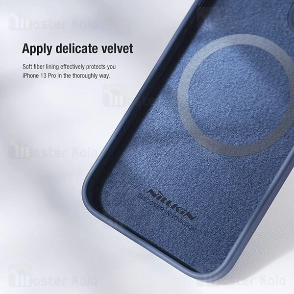 قاب سیلیکونی مگنتی محافظ دوربین Apple iPhone 13 Pro Nillkin CamShield Silky Magnetic Silicon Case with Camera Protection