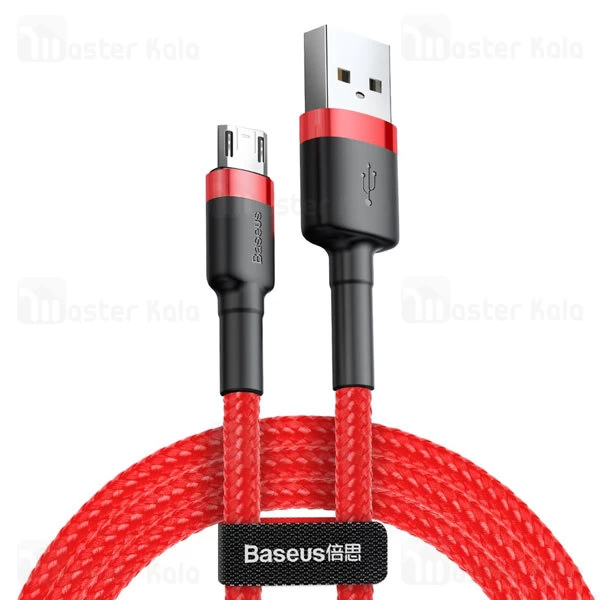 کابل میکرو یو اس بی بیسوس Baseus Cafule CAMKLF-BG1 طول 1 متر و توان 2.4 آمپر