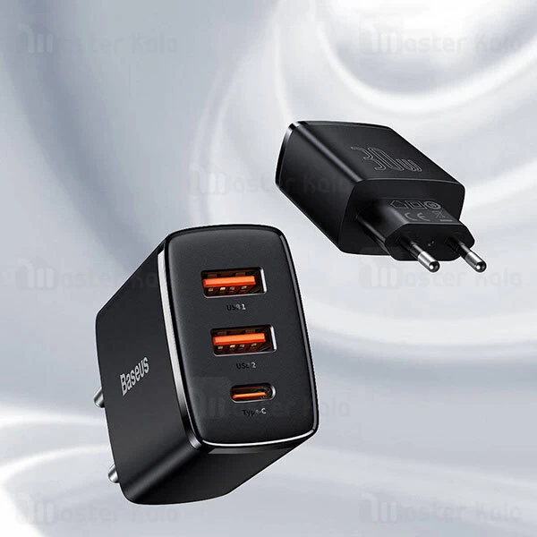 شارژر دیواری Baseus Compact Quick Charger 2U And C 30W CCCP30UE CCXJ-E01
