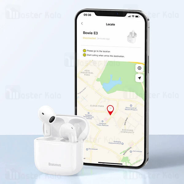 ﻿هندزفری بلوتوث Baseus E3 Bowie Hi-Fi True Wireless Earphones NGTW080001