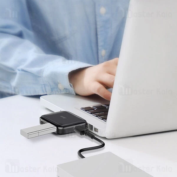 هاب 4 پورت بیسوس Baseus Fully folded portable 4-in-1 USB HUB CAHUB-CW01