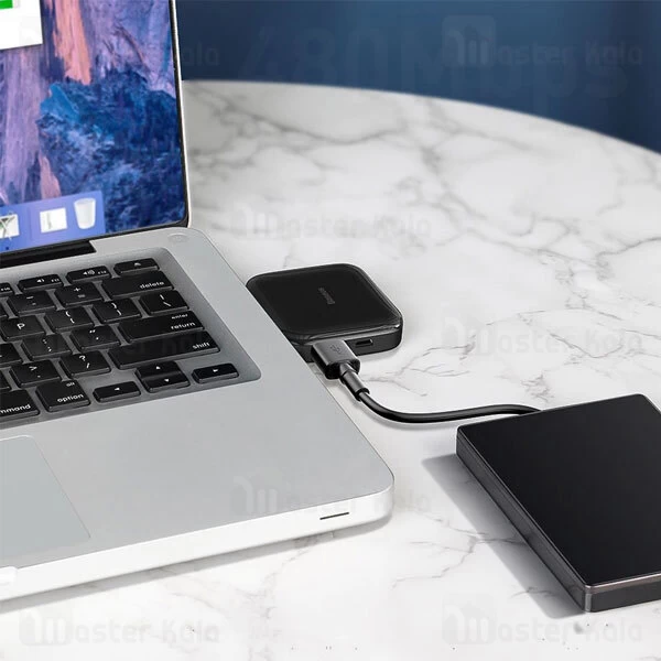 هاب 4 پورت بیسوس Baseus Fully folded portable 4-in-1 USB HUB CAHUB-CW01