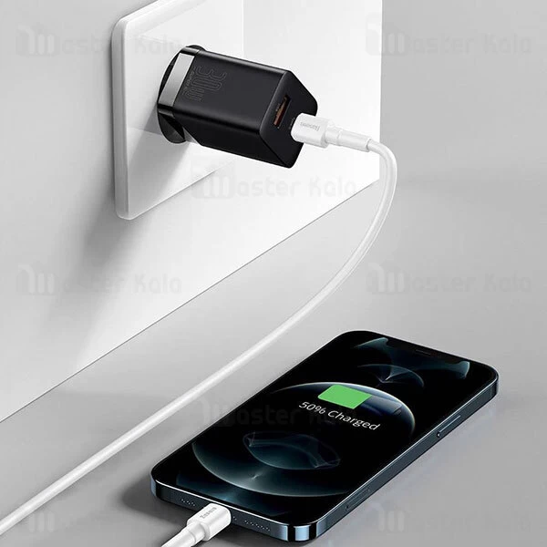 شارژر دیواری Baseus Super Si Pro Quick Charger U+C 30W EU CCCJG30CE CCSUPP-E01